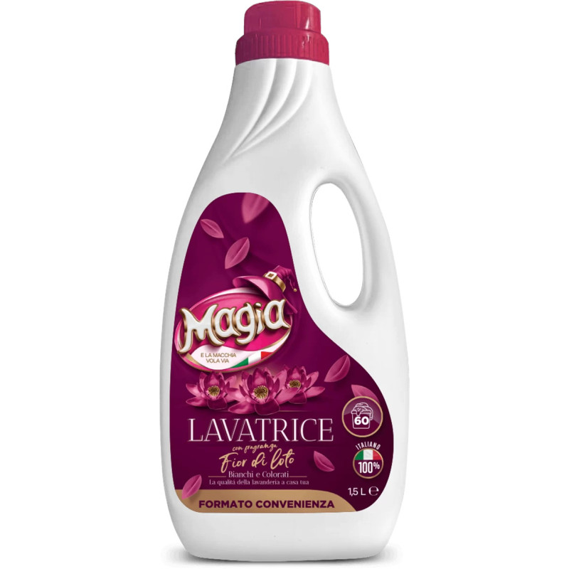 Magia Detersivo Lavatrice 60 lavaggi Fiori di loto