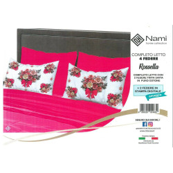 Completo Letto Matrimoniale Con 4 federe