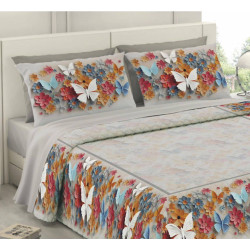 Completo Letto  Perla Matrimoniale Con 4 federe