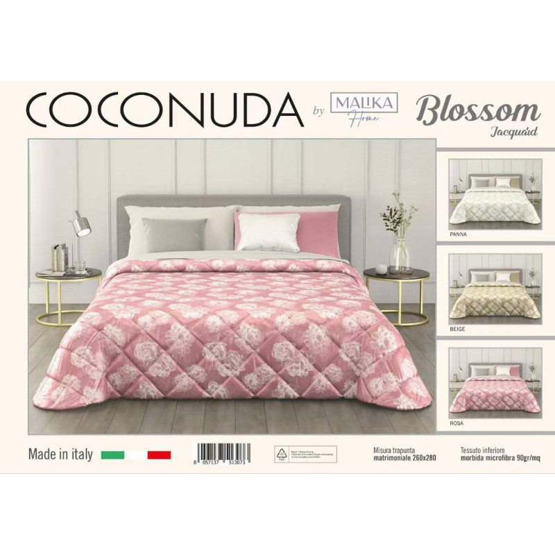 Trapuntino Matrimoniale Coconuda in Raso + Cuscino