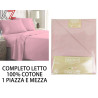 Completo Letto Matrimoniale 1 Piazza e Mezza Malika