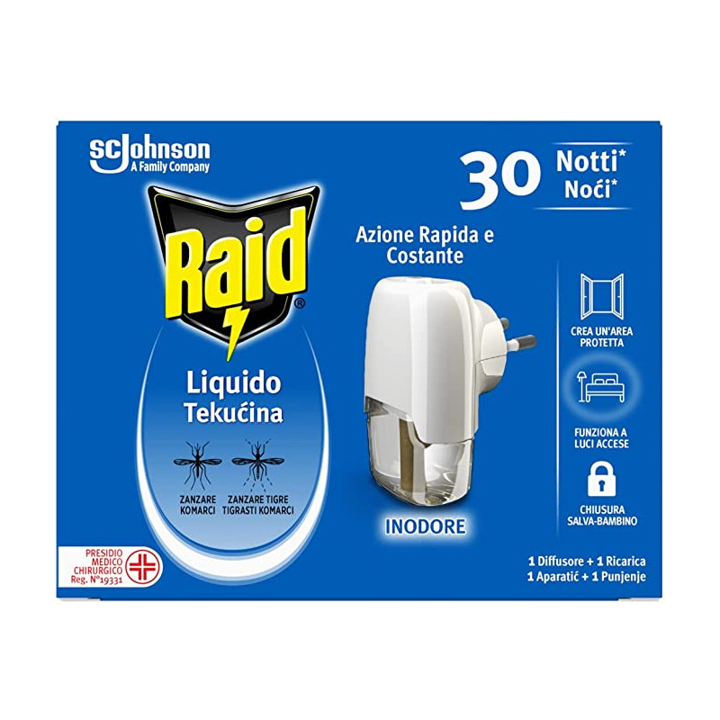 Raid Liquido Elettrico Antizanzare