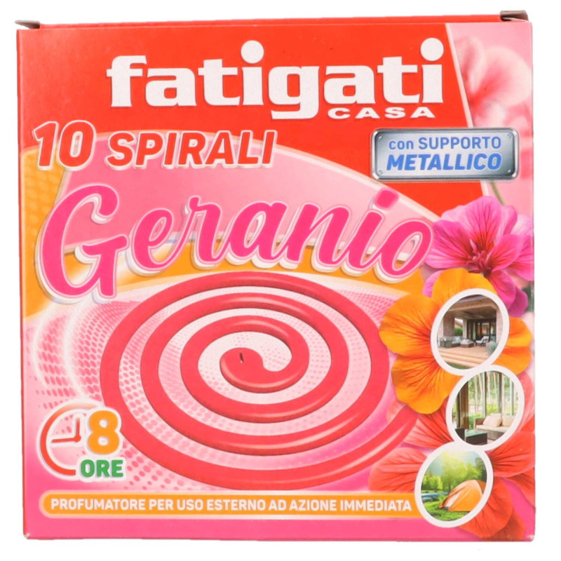 Spirali Insetticida Profumato Geranio