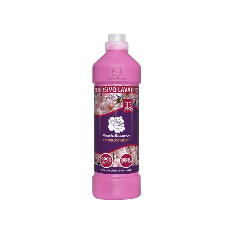 Peonia Essence Detersivo Lavatrice Peonia e Fiori di Ciliegio 1000ml
