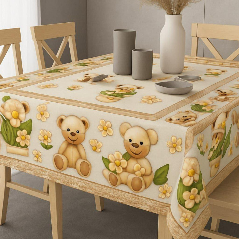 Tovaglia da Tavola 6 Posti Orsetto Thun