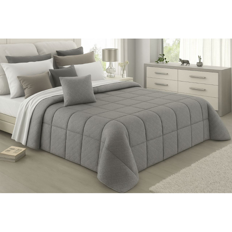 Trapunta Matrimoniale Trees in Velluto + Cuscino Matrimoniale