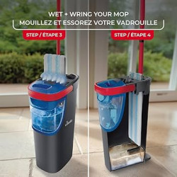 Vileda H2PrO Flat Mop Sistema lavapavimenti a piastra piatta