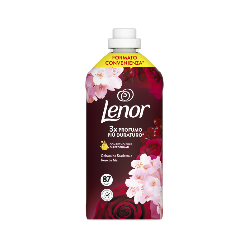Lenor Ammorbidente Gelsomino e Rosa 87 Lavaggi