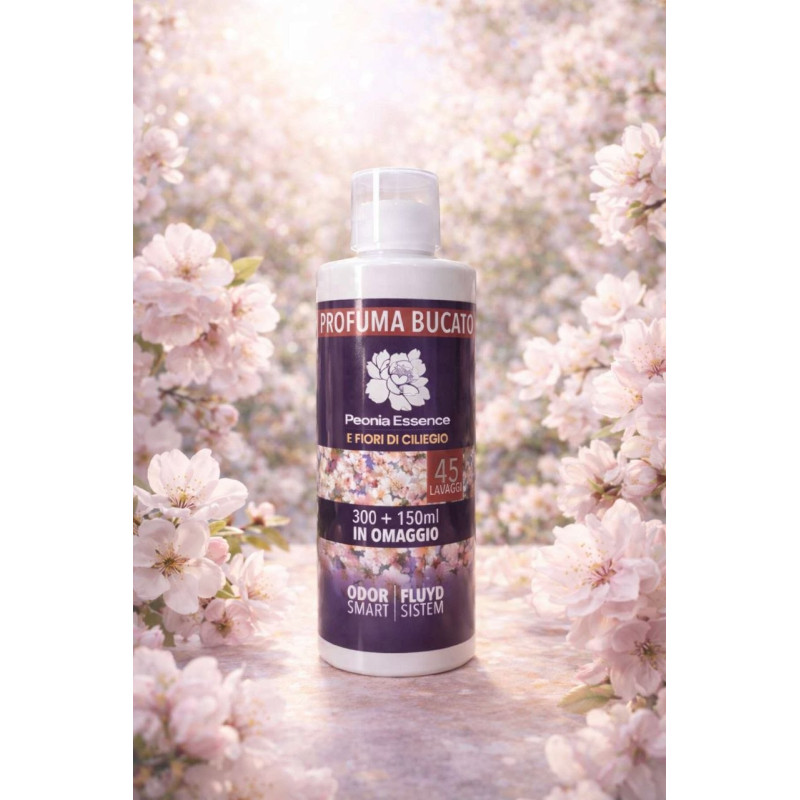 Peonia Essence Profuma Bucato Fiori di Ciliegio 450ml