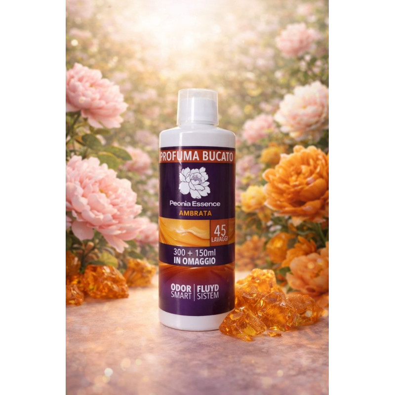 Peonia Essence Profuma Bucato Peonia Ambrata 450ml