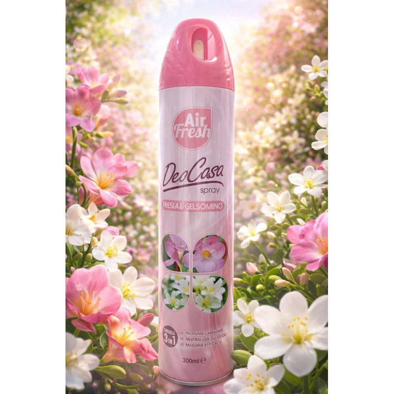 Air fresh  Deo Casa Spray 300 ml Fresia e Gelsomino
