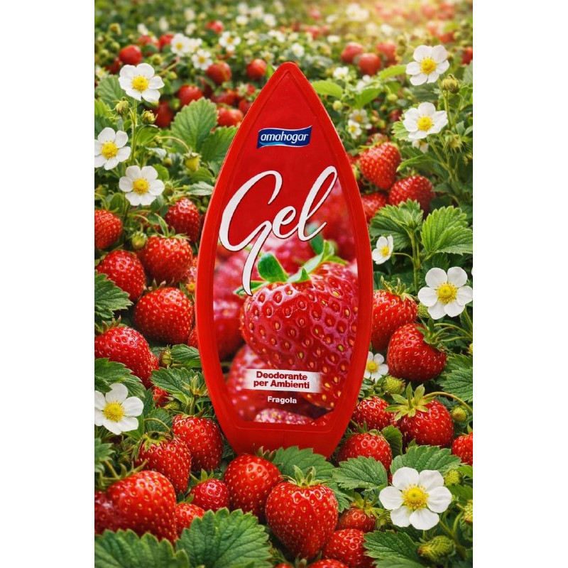 Gel Deodorante Scarpiere e Piccoli Ambienti Fragola