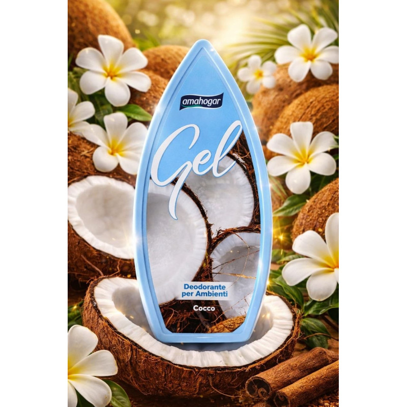 Gel Deodorante Scarpiere e Piccoli Ambienti Cocco