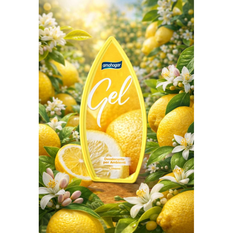 Gel Deodorante Scarpiere e Piccoli Ambienti Limone