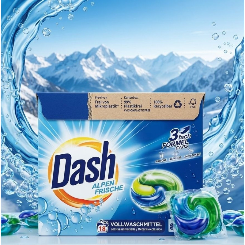 Dash Pods 3in1 Alpin Fresh x18