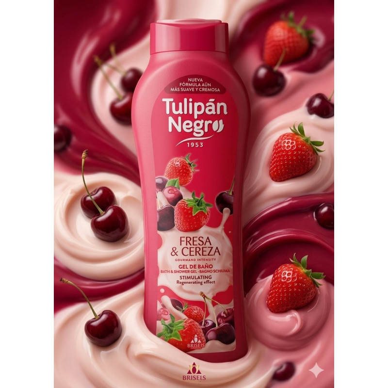 Tulipan Negro Bagnoschiuma Fragola e Ciliegia