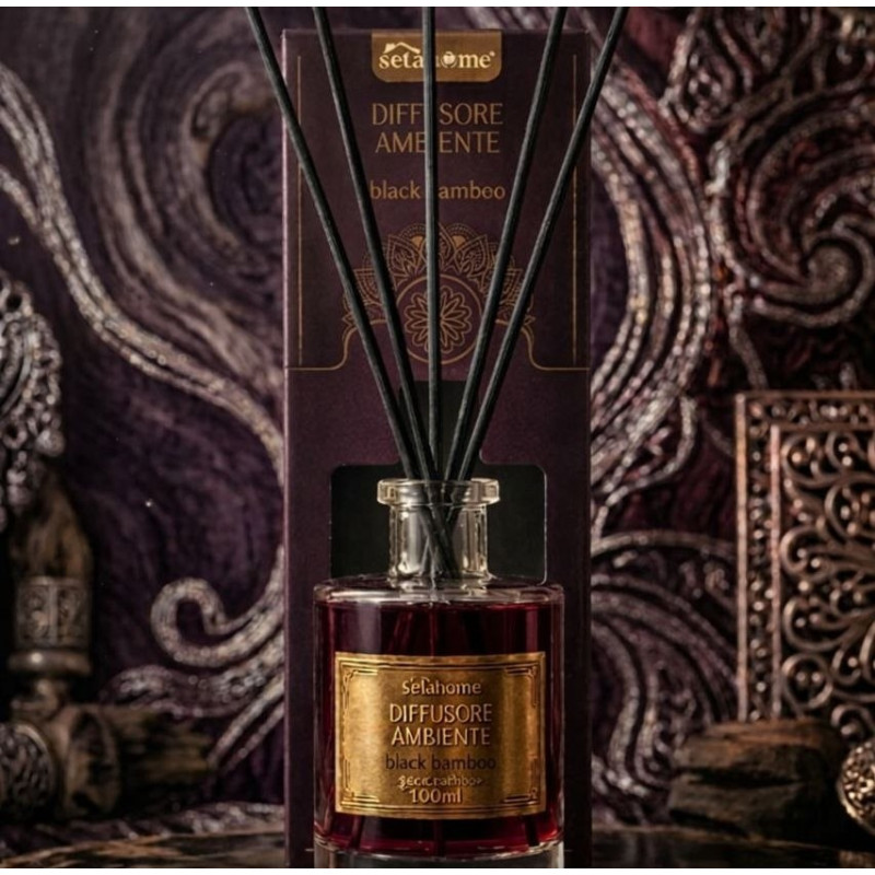 SetaHome Diffusore Ambiente 100 ml Black Bamboo