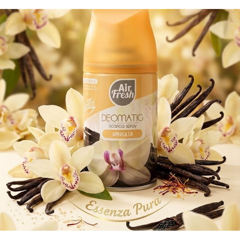 Air Fresh Deomatic Spray Vaniglia