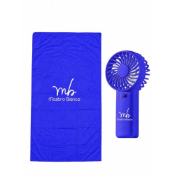 Summer Kit Telo Mare Microfibra + Mini Ventilatore