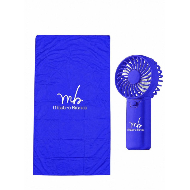 Summer Kit Telo Mare Microfibra + Mini Ventilatore