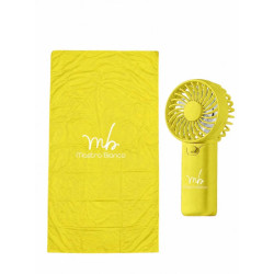 Summer Kit Telo Mare Microfibra + Mini Ventilatore