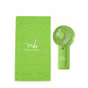 Summer Kit Telo Mare Microfibra + Mini Ventilatore
