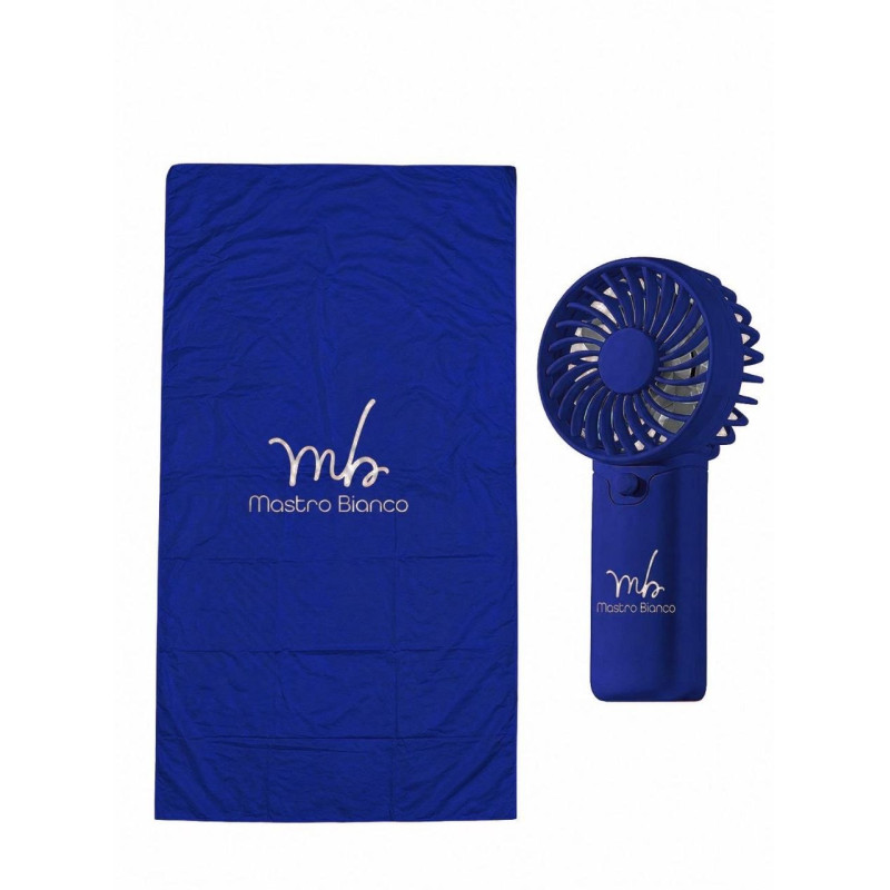 Summer Kit Telo Mare Microfibra + Mini Ventilatore