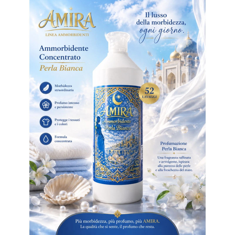 Amira Ammorbidente Concentrato Perla Bianca