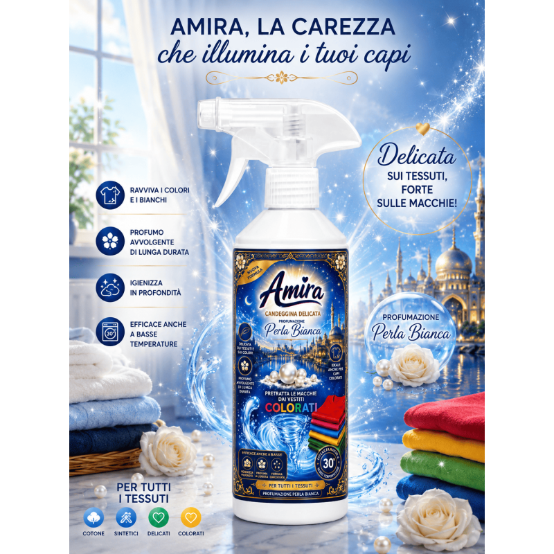 Amira Candeggina Gentile Spray Perla Bianca