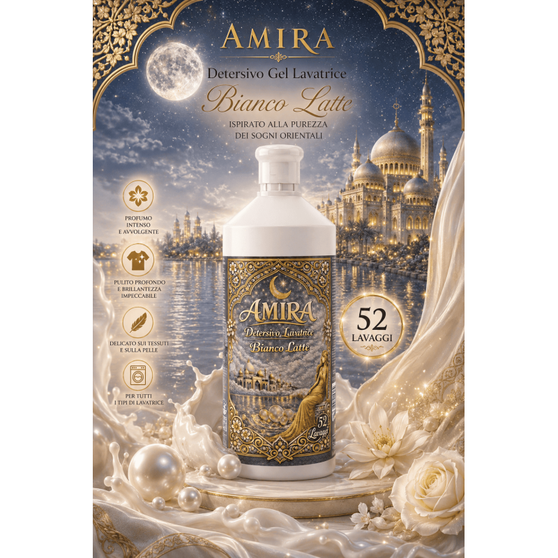 Amira Detersivo Lavatrice Biancolatte