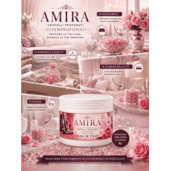 Amira Cristalli Profumati 500 gr Rosa di Thaif