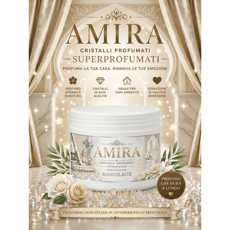 Amira Cristalli Profumati 500 gr Biancolatte