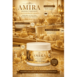Amira Cristalli Profumati 500 gr Oro Malaki