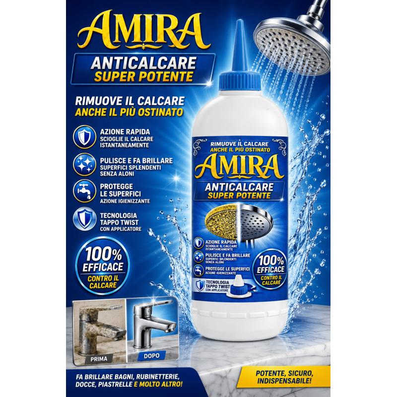 Amira Anticalcare Gel Disincrostante 500 ml Classico