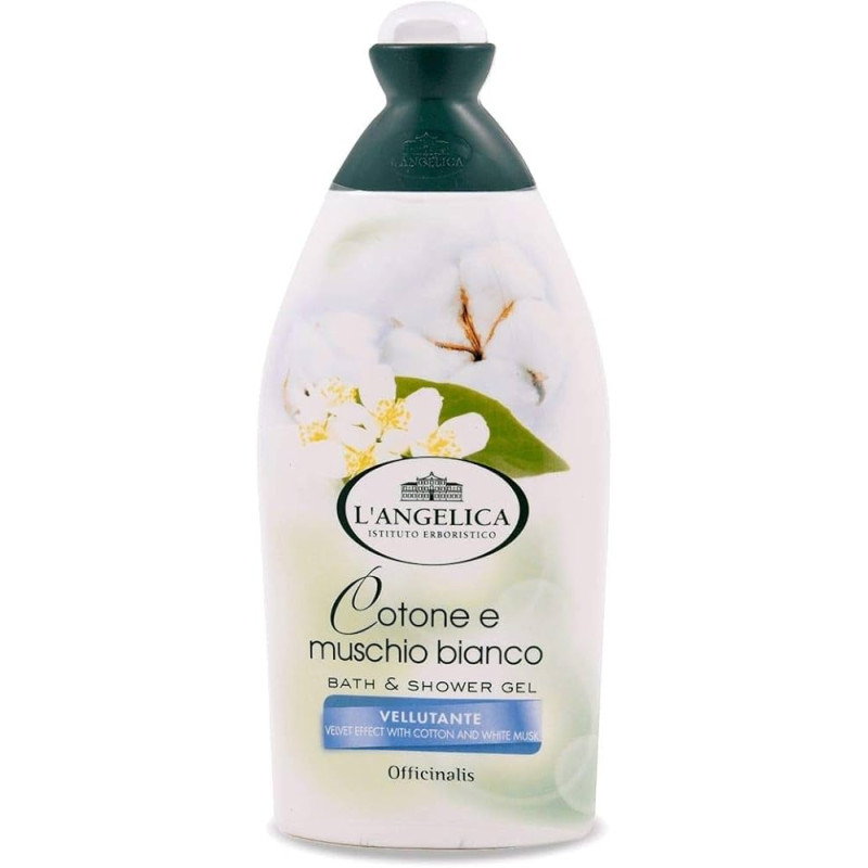 L'Angelica Gel Doccia Cotone & Muschio Bianco