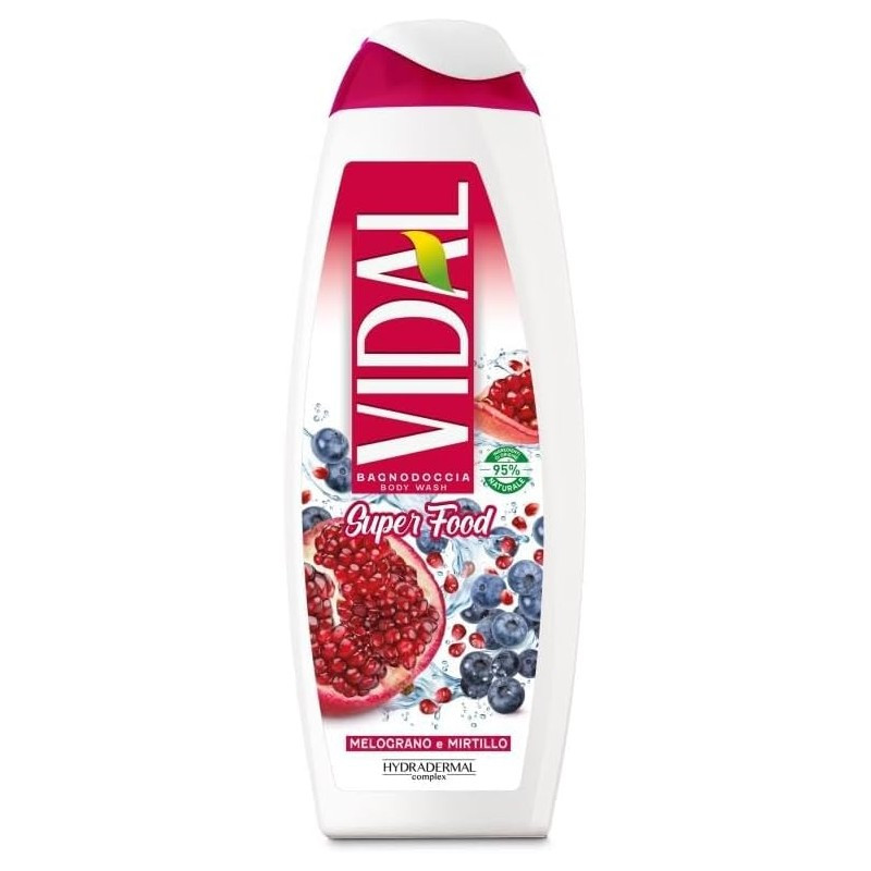 Vidal Bagnodoccia Super Food Melograno e Mirtillo