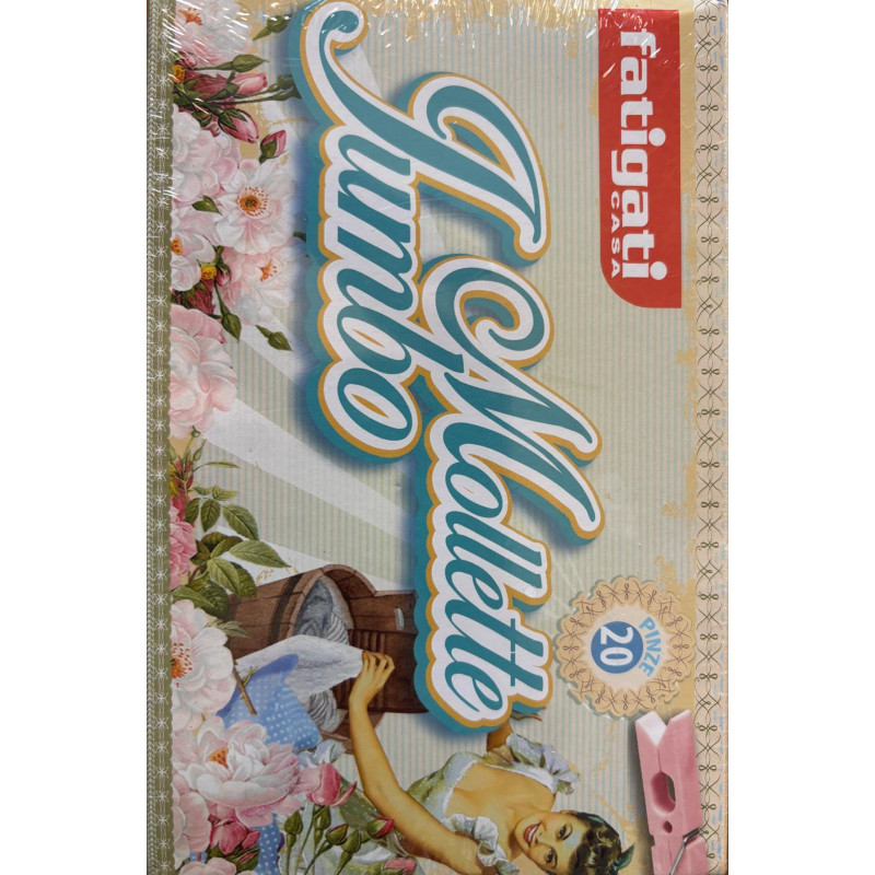 Mollette JUMBO x20 colori assortiti